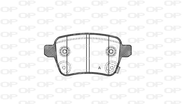 OPEN PARTS Jarrupala, levyjarru BPA1450.12